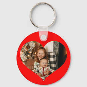 Foto Heart Shape Red Sleutelhanger
