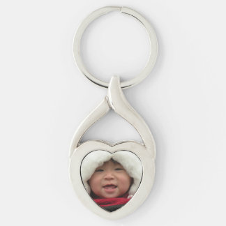 Foto Heart Shaped Sleutelhanger