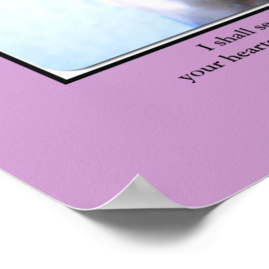 Foto: Heilig gezicht van Jezus Poster (Hoek)