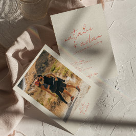 Foto Helder Sinaasappel Retro Leuke grillige bruil Kaart