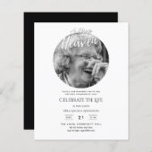 FOTO Hemel Gedicht Viering van het Leven Begrafeni (Voorkant / Achterkant)