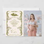 Foto  hemelbotanisch Baby shower Kaart (Voorkant)