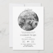 FOTO Hemelgedicht Viering van het Leven Begrafenis Kaart (Voorkant)