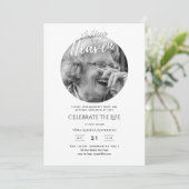 FOTO Hemelgedicht Viering van het Leven Begrafenis Kaart (Staand voorkant)