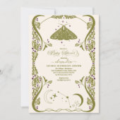 Foto  hemelse vlinder Baby shower Kaart (Voorkant)