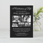 Foto Herdenking van het Leven Herdenkingsdienst Kaart (Staand voorkant)