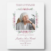 Foto Herdenking Wedding Beste Ones Pink Shades Fotoplaat (Voorkant)