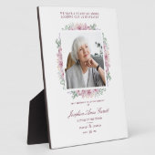 Foto Herdenking Wedding Beste Ones Pink Shades Fotoplaat (Zijkant)