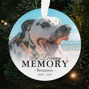 Foto Herdenkings Kerstboom Ornament