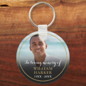 Foto-herdenkings-sleutelhanger Sleutelhanger (Voorkant)