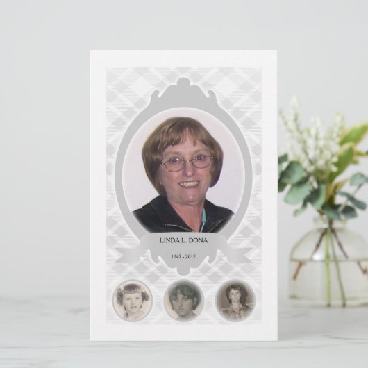 foto - herdenkingsaankondigingen van jaren (Staand voorkant)