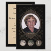 foto - herdenkingsaankondigingen van jaren (Voorkant / Achterkant)