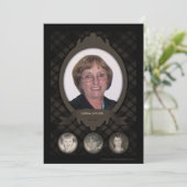 foto - herdenkingsaankondigingen van jaren aankondiging (Staand voorkant)