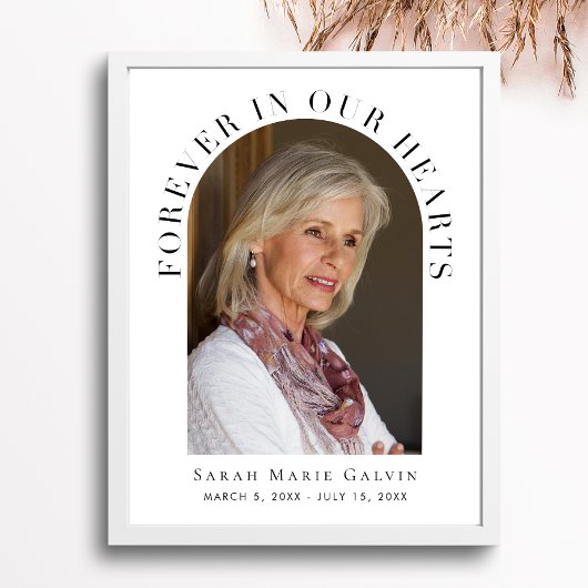 Foto-herdenkingsdienst 'Voor Altijd in Onze Hart' Poster