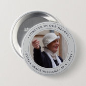 Foto-herdenkingsherinneringstribut Ronde Button 7,6 Cm (Voorkant /achterkant)