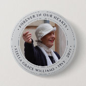 Foto-herdenkingsherinneringstribut Ronde Button 7,6 Cm (Voorkant)