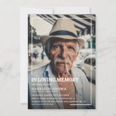 Foto-herdenkingskaart rouwkaart kaart (Voorkant)