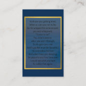 Foto-herdenkingskaartjes Herdenking van het Leven Visitekaartje (Achterkant)