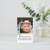 Foto-herdenkingskaartjes Herdenking van het Leven Visitekaartje (Staand voorkant)