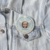 Foto-herdenkingsknop Ronde Button 7,6 Cm (In situ)