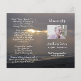 Foto-herdenkingsprogramma voor rouwdienst