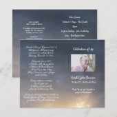 Foto-herdenkingsprogramma voor uitvaartdienst (Voorkant / Achterkant)