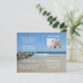 Foto-herdenkingsprogramma voor uitvaartdienst (Staand voorkant)