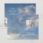 Foto-herdenkingsprogramma voor uitvaartdienst (Voorkant / Achterkant)
