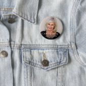 Foto-herdenkingsteken Ter liefdevolle herinnering Ronde Button 5,7 Cm (In situ)
