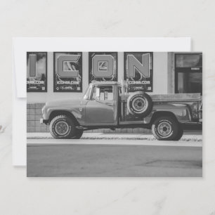 Foto-herdruk Amerikaanse Pick-up Truck Kaart