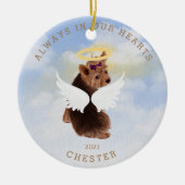 foto herengel honden keramisch ornament (Voorkant)