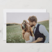 Foto Herfst bladeren bruiloft Save The Date (Achterkant)