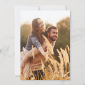 Foto Herfst Boom Bewaar de Datum Save The Date (Achterkant)