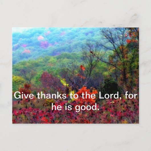 Foto herfst Thanksgiving Feestdagenkaart (Voorkant)