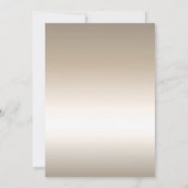 Foto Herfst Zonnebloemen Baby shower Uitnodiging (Achterkant)