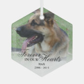 Foto-herinnering Kerstmis Glas Ornament (Voorkant)