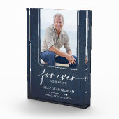 Foto-herinnering 'Voor altijd in ons hart' Fotoblokken (Rechts)