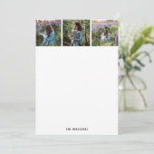 Foto herinneringen Bedankt kaarten (Staand voorkant)