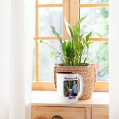 Foto Herinneringen Mama Blauw/Rood Personaliseer Tweekleurige Koffiemok