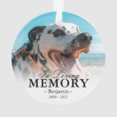 Foto-herinneringskerstboom Ornament (achterkant)