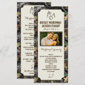 Foto Herten Harten Jagen Camo Wedding Programma's (Voorkant / Achterkant)