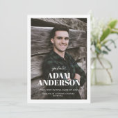 Foto High School Afstuderen Aankondiging (Staand voorkant)