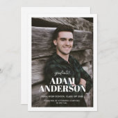 Foto High School Afstuderen Aankondiging (Voorkant / Achterkant)