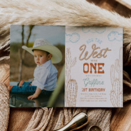 Foto Hoe het Westen een verjaardagsuitnodiging was Kaart