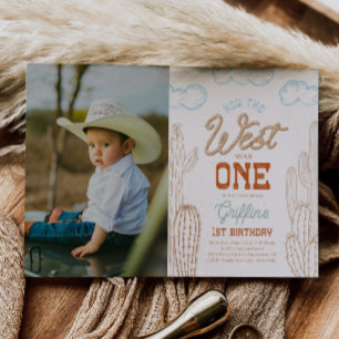 Foto Hoe het Westen een verjaardagsuitnodiging was Kaart