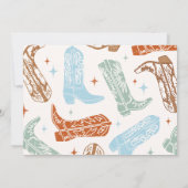 Foto Hoe het Westen een verjaardagsuitnodiging was Kaart (Achterkant)