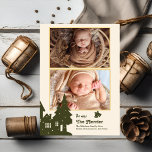 Foto hoe meer de Merrier geboorte Feestdagenkaart<br><div class="desc">Introductie van onze hartverwarmende "Photo The More The Merrier Birth Holiday Kaart", een perfecte manier om het plezier van het vakantieseizoen te combineren met de aankondiging van uw nieuwe komst. Deze productbeschrijving benadrukt de gepersonaliseerde touch van de kaart en het vermogen om zowel feestvreugde als de opwinding van het worden...</div>