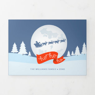 FOTO HOLIDAY KAART   Ho Ho Prettige feestdagen