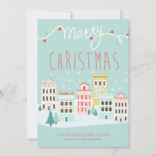 FOTO HOLIDAY-KAART   Kerstavond Feestdagenkaart