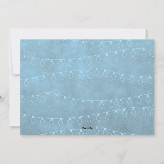 FOTO HOLIDAY-KAART | Kerstkerst in strand Feestdagenkaart (Achterkant)